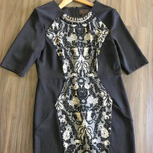Trulli - sz 14 - Black Dress w shaping color block